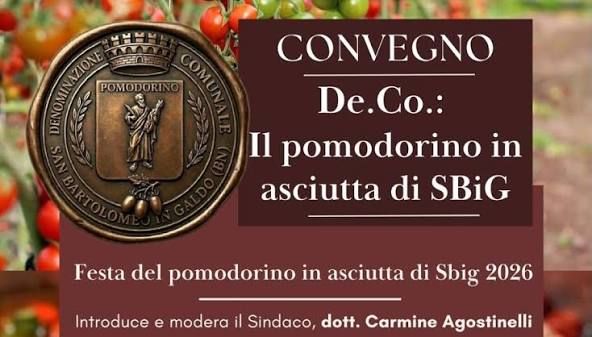 Il pomodorino di San Bartolomeo in Galdo diventa De.Co.: una storia agricola che guarda al futuro
